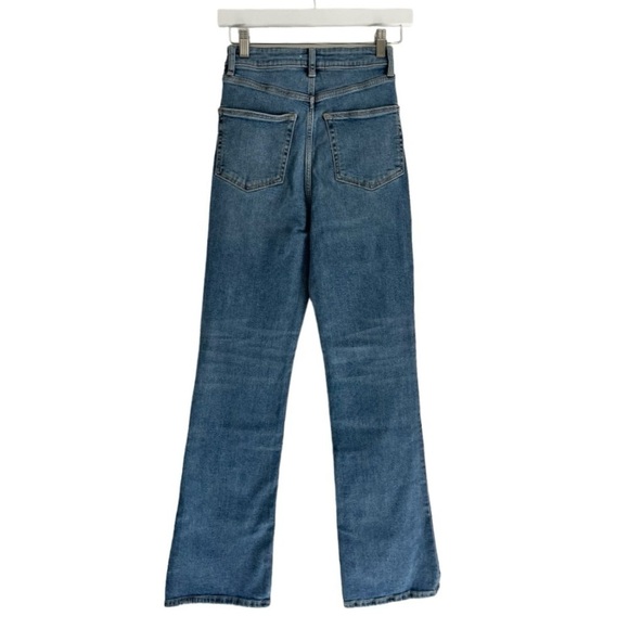 NWT Lovers + Friends Greyson Ultra High Rise Slim Boot Jeans Skyline Blue 24 - Picture 5 of 13